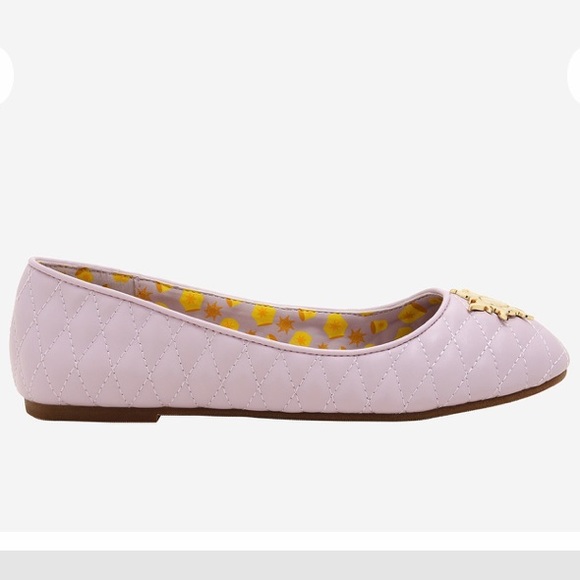 DISNEY HOT TOPIC Tangled “Gleam and Glow” Quilted Rapunzel FLATS! - Picture 4 of 14